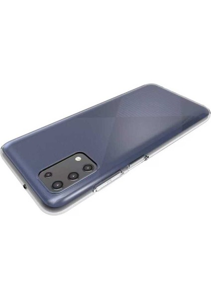 Galaxy A03S Kılıf Süper Silikon Kapak-Renksiz
