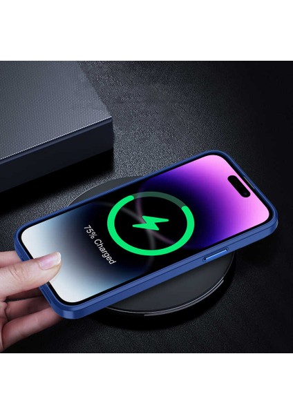 Apple iPhone 14 Pro Kılıf Flora Kapak-Derin Mor