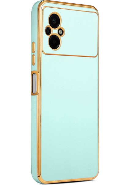 Xiaomi Poco M5 Kılıf Zore Bark Kapak-Mavi Açık