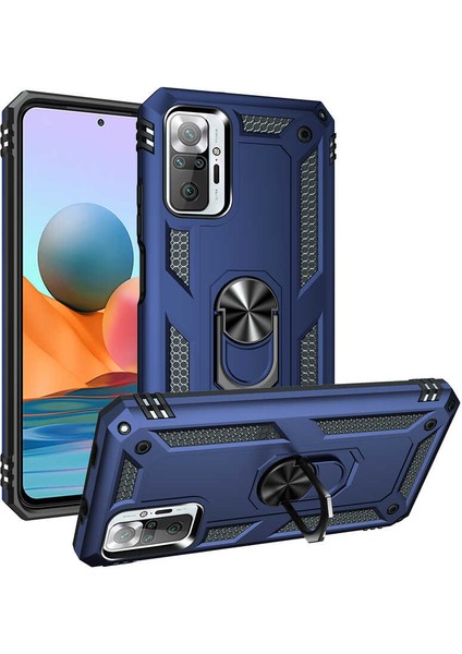 Xiaomi Redmi Note 10 Pro Kılıf Vega Kapak-Mavi