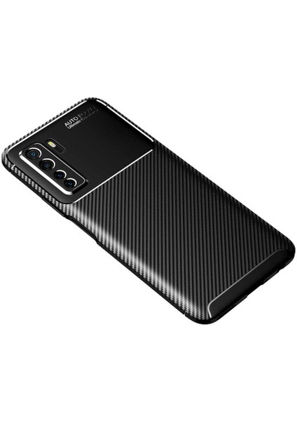 Huawei P40 Lite 5g Kılıf Negro Silikon Kapak-Siyah