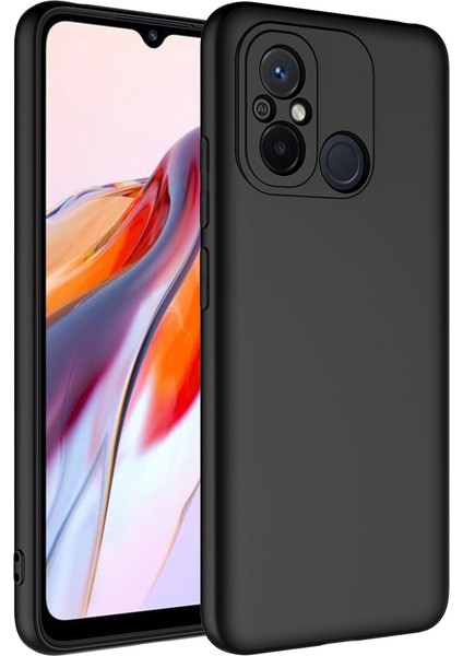 Xiaomi Redmi 12C Kılıf Zore Mara Lansman Kapak-Siyah