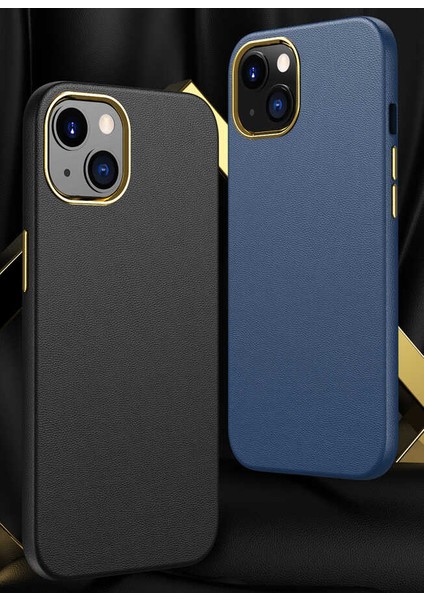 Apple iPhone 13 Kılıf Natura Kapak-Siyah