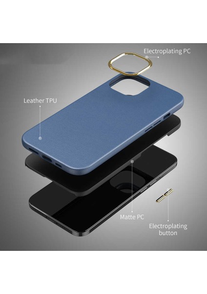Apple iPhone 13 Kılıf Natura Kapak-Siyah