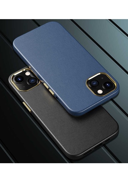 Apple iPhone 13 Kılıf Natura Kapak-Siyah