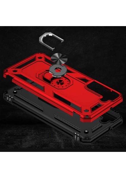 Galaxy S22 Kılıf Zore Vega Kapak-Kırmızı modelleri