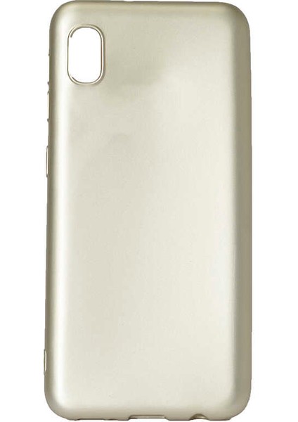 Galaxy A01 Core Kılıf Zore Premier Silikon Kapak-Gold