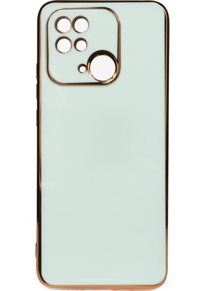 Xiaomi Redmi 10C Kılıf Zore Bark Kapak-Su Yeşil