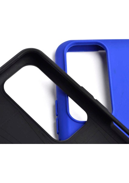 Huawei P Smart 2021 Kılıf Biye Silikon-Siyah