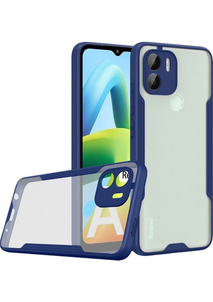 Xiaomi Redmi A1 Kılıf Parfe Kapak-Lacivert