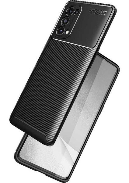 Oppo Reno 5 Pro 5g Kılıf Zore Negro Silikon Kapak-Kahverengi
