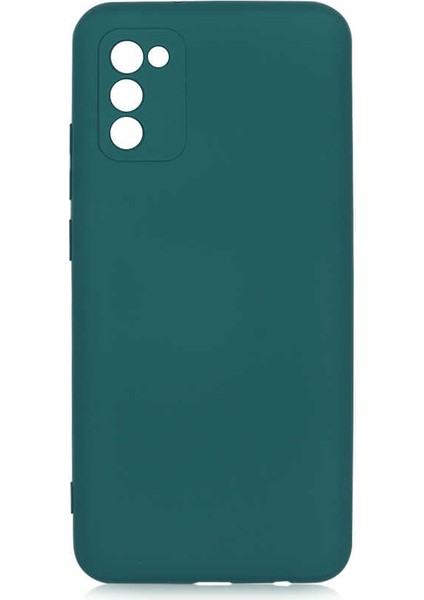 Galaxy A02S Kılıf Mara Lansman Kapak-Koyu Yeşil