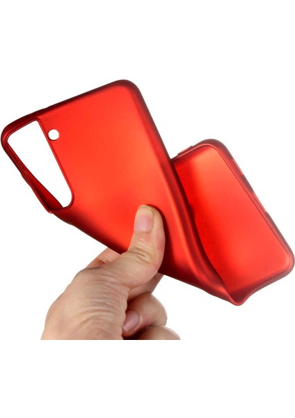 Galaxy S21 Kılıf Zore Premier Silikon Kapak-Saks Mavi