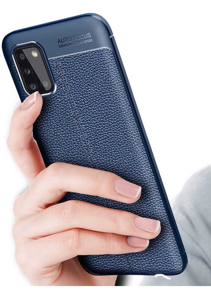 Galaxy A02S Kılıf Zore Niss Silikon Kapak-Siyah