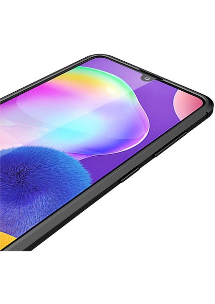 Galaxy A02S Kılıf Zore Niss Silikon Kapak-Siyah