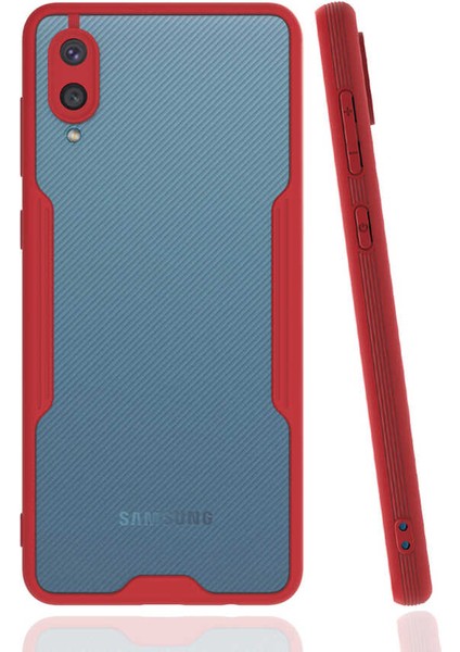 Galaxy A02 Kılıf Parfe Kapak-Kırmızı