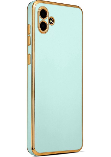 Galaxy A04 Kılıf Zore Bark Kapak-Mavi Açık
