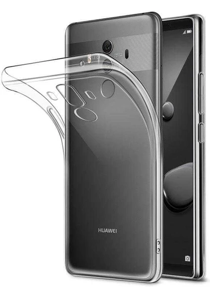 Huawei Mate 9 Kılıf Süper Silikon Kapak-Renksiz