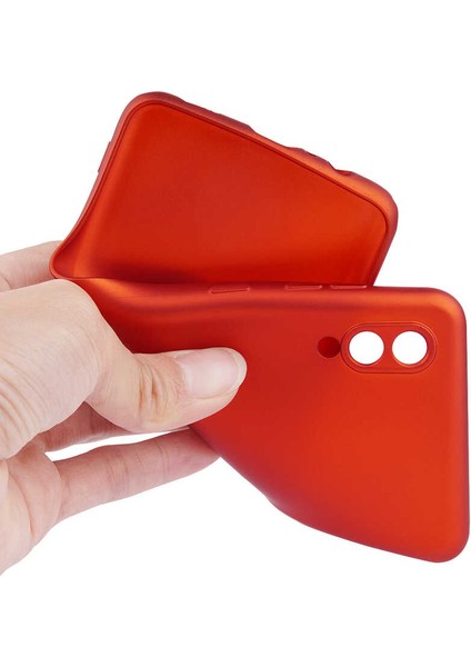 Galaxy A02 Kılıf Premier Silikon Kapak-Mürdüm