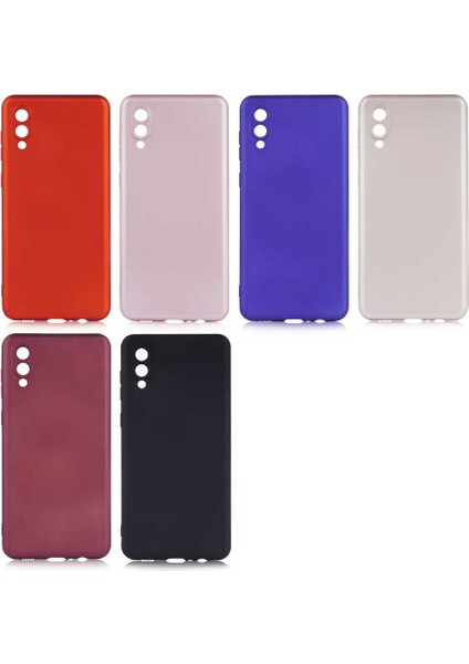 Galaxy A02 Kılıf Premier Silikon Kapak-Mürdüm