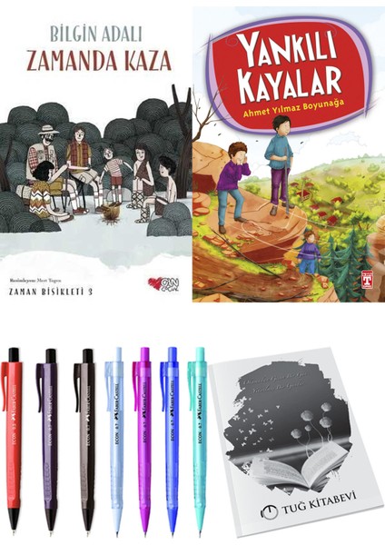 Yankılı Kayalar ve Zamanda Bisikleti 3 Zamanda Kaza 2li Set