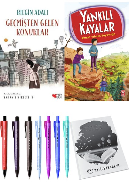 Yankılı Kayalar ve Zaman Bisikleti 2 Geçmişten Gelen Konuklar 2li Set