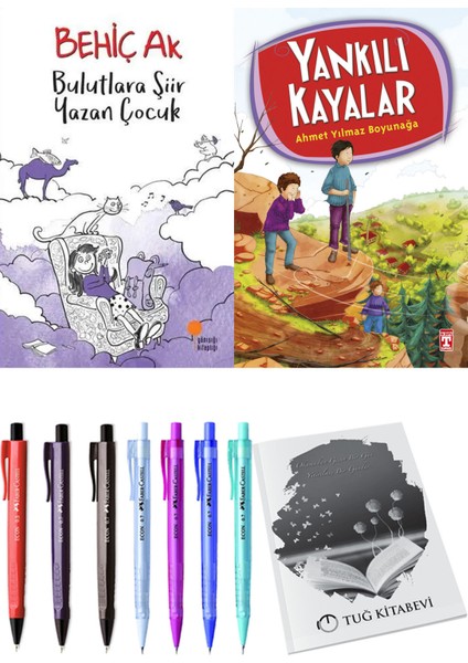 Yankılı Kayalar ve Bulutlara Şiir Yazan Çocuk 2li Set
