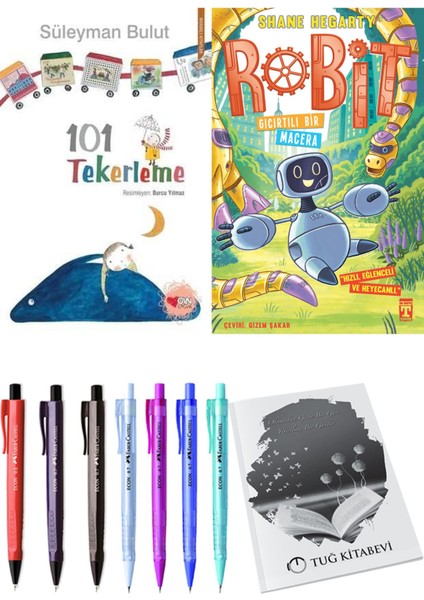 Robit 3 Gıcırtılı Bir Macera ve 101 Tekerleme 2'li Set - Kalem