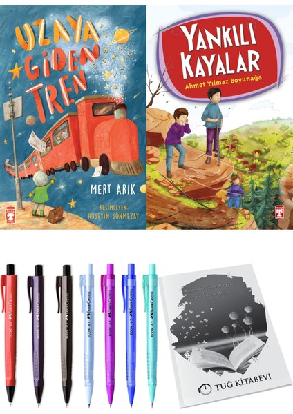 Yankılı Kayalar ve Uzaya Giden Tren 2li Set