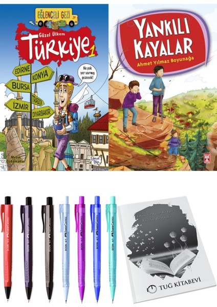 Yankılı Kayalar ve Güzel Ülkem Türkiye 1 2li Set