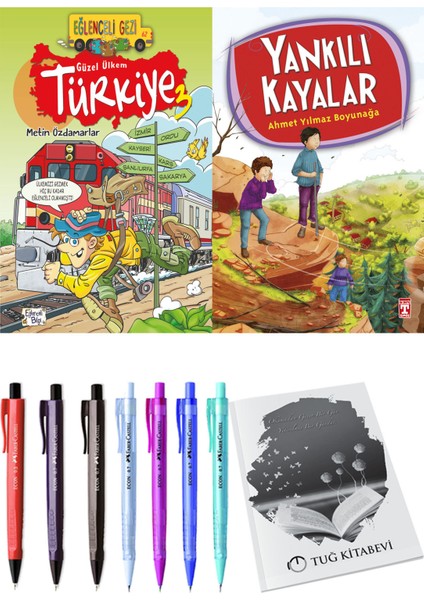 Yankılı Kayalar ve Güzel Ülkem Türkiye 3 2li Set