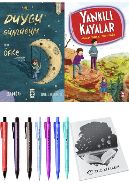 Yankılı Kayalar ve Duygu Günlüğüm Mira Öfke Gezegeni'nden Ayrılıyor 2li Set