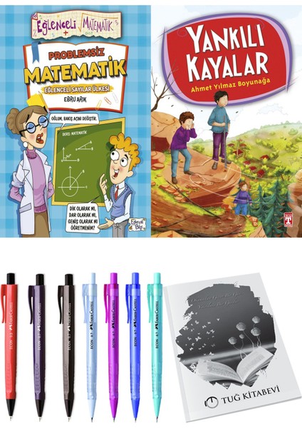 Yankılı Kayalar ve Problemsiz Matematik 2li Set