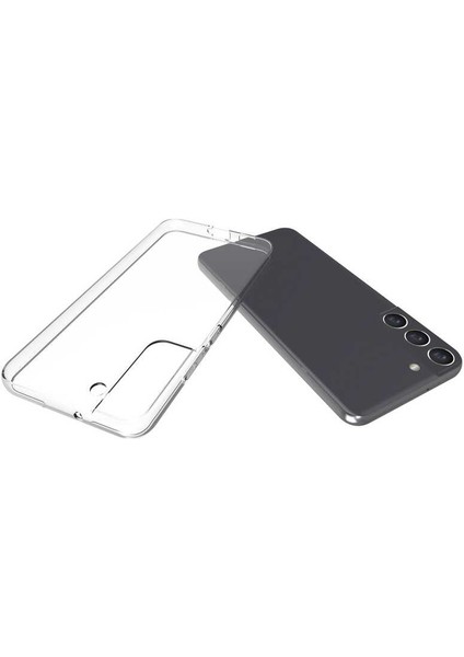 Galaxy S22 Plus Kılıf Süper Silikon Kapak-Renksiz