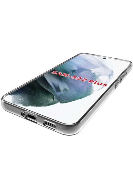 Galaxy S22 Plus Kılıf Süper Silikon Kapak-Renksiz