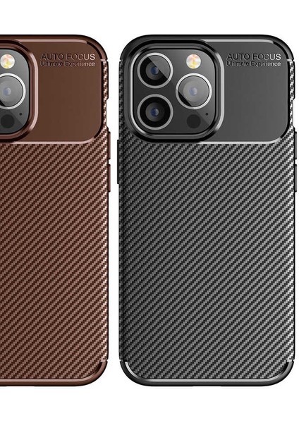 Apple iPhone 13 Pro Max Kılıf Negro Silikon Kapak-Siyah