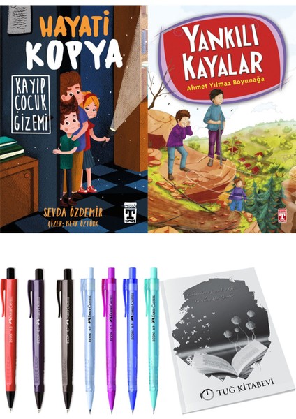 Yankılı Kayalar ve Hayati Kopya Kayıp Çocuk Gizemi 2li Set