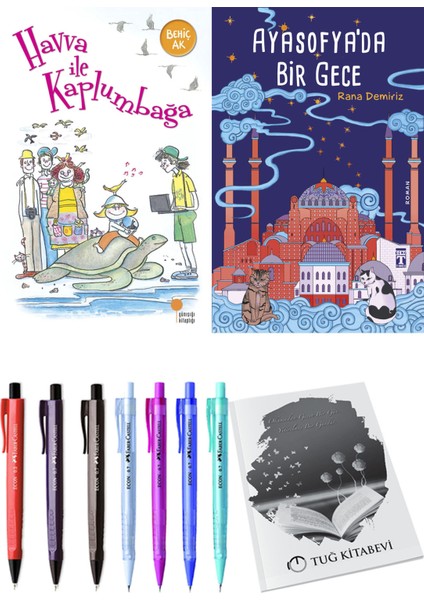 Ayasofya'da Bir Gece ve Havva ile Kaplumbağa 2'li Set - Kalem