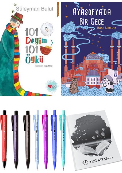 Ayasofya'da Bir Gece ve 101 Deyim 101 Öykü Süleyman Bulut 2li Set