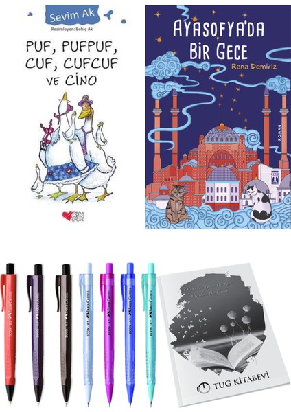 Ayasofya'da Bir Gece ve Puf, Pufpuf, Cuf, Cufcuf ve Cino 2li Set