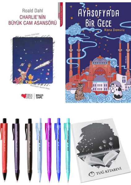 Ayasofya'da Bir Gece ve Charlie'nin Büyük Cam Asansörü 2li Set