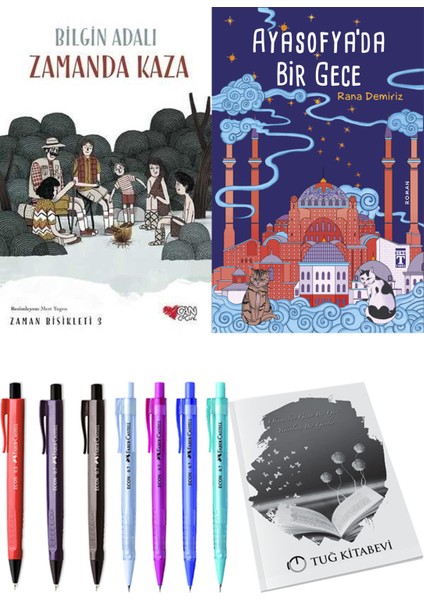 Ayasofya'da Bir Gece ve Zamanda Bisikleti 3 Zamanda Kaza 2li Set