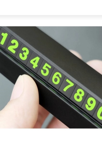 Araba Park Numaratörü Araç Içi Torpido Üstü Açılır Kapanır Neon Telefon Numarası Bırakma fırsatları