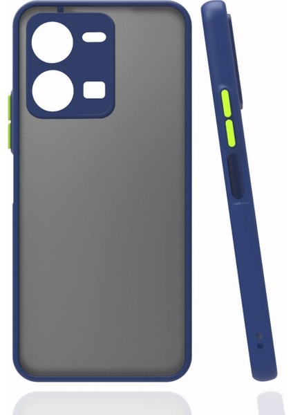 Vivo Y35 Kılıf Hux Kapak-Lacivert