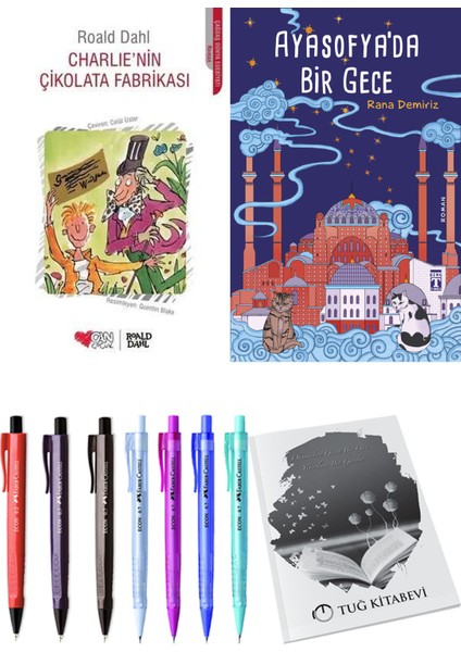 Ayasofya'da Bir Gece ve Charlie'nin Çikolata Fabrikası 2'li Set - Kalem