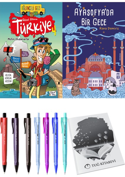 Ayasofya'da Bir Gece ve Güzel Ülkem Türkiye 4 2'li Set - Kalem