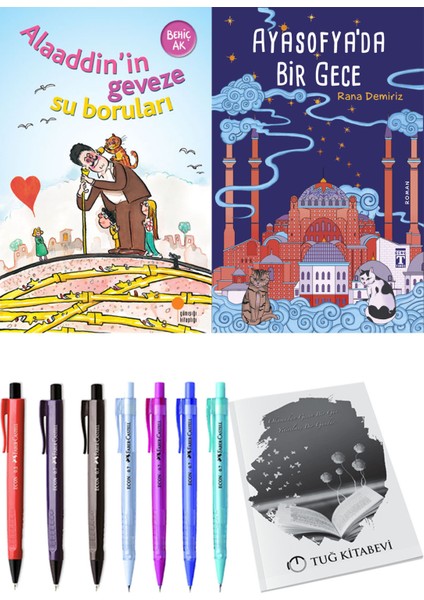 Ayasofya'da Bir Gece ve Alaaddin’in Geveze Su Boruları 2li Set + Hediyeli