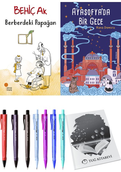 Ayasofya'da Bir Gece ve Berberdeki Papağan 2li Set + Hediyeli