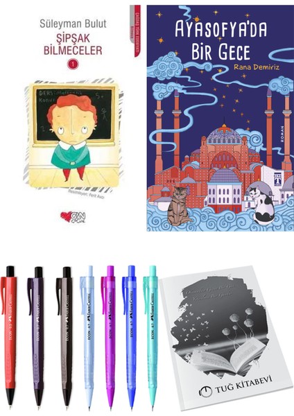 Ayasofya'da Bir Gece ve Şipşak Bilmeceler 1 2'li Set - Kalem