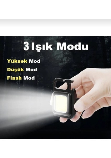 Mini LED Anahtarlık El Feneri Flash Mıknatıslı Su Geçirmez Şişe Açaçaklı fırsatları